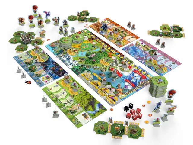 Desková hra Clash of Clans: Epický nájezd - Vesnické vydání - Budovatelské