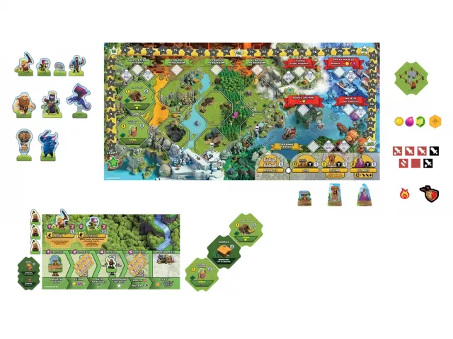 Desková hra Clash of Clans: Epický nájezd - Vesnické vydání - Fantasy
