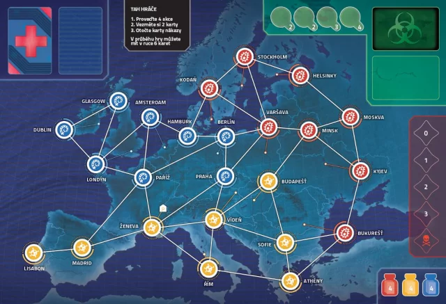 Desková hra Pandemic: Epicentrum – Evropa