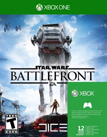 Akční balíček Xbox Live Gold 12 měsíců + Star Wars Battlefront (XBOX)