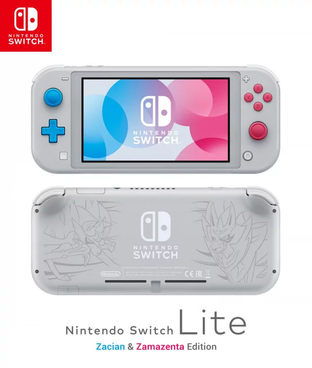 Konzole Nintendo Switch Lite - Zacian & Zamazenta Limited Edition