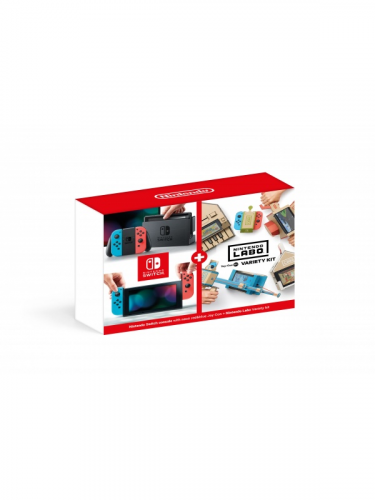 Konzole Nintendo Switch - Neon Red/Neon Blue + Nintendo Labo Variety Kit (SWITCH)