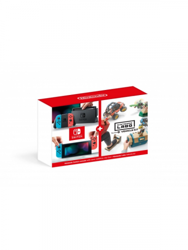 Konzole Nintendo Switch - Neon Red/Neon Blue + Nintendo Labo Vehicle Kit (SWITCH)