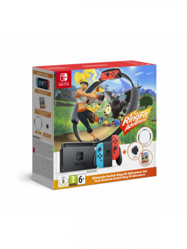 Konzole Nintendo Switch - Neon Red/Neon Blue (2019) + Ring Fit Adventure (SWITCH)