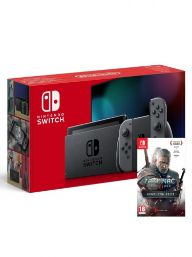 Konzole Nintendo Switch (2019) + Zaklínač 3: Kompletní edice (SWITCH)