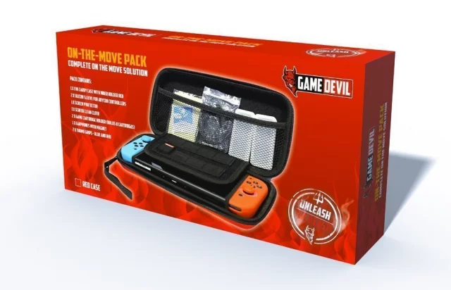 Travel pack pro Nintendo Switch GameDevil, červený