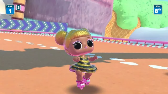 hra na kolečkových bruslích