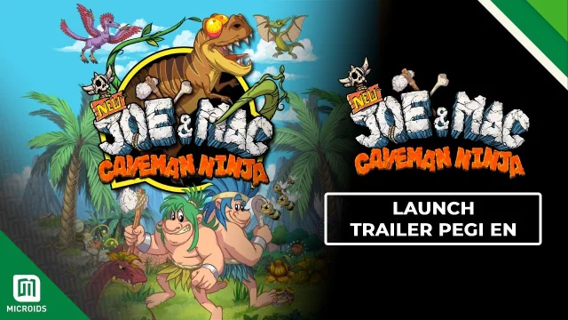 New Joe & Mac: Caveman Ninja | Launch Trailer PEGI EN | Mr. Nutz Studio & Microids
