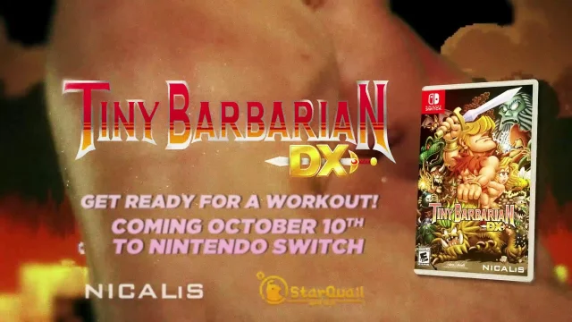Tiny Barbarian DX Nintendo Switch Release Date Announcement Trailer