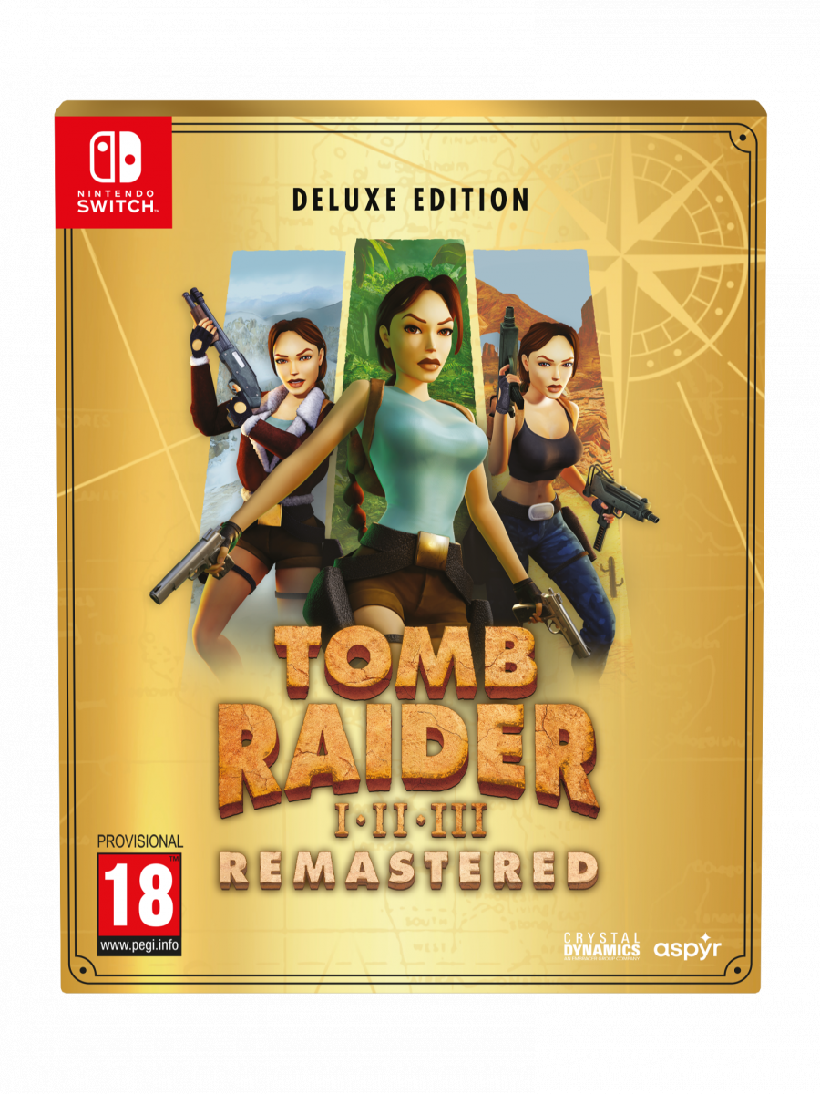 Tomb Raider I-III Remastered Starring Lara Croft - Deluxe Edition (SWITCH)