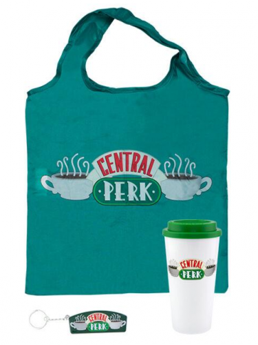 Dárkový set Friends - Central Perk (nákupní taška, termohrnek, klíčenka)