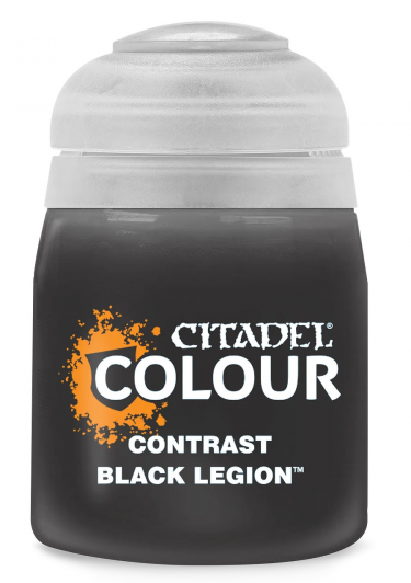 Citadel Contrast Paint (Black Legion) - kontrastní barva - černá