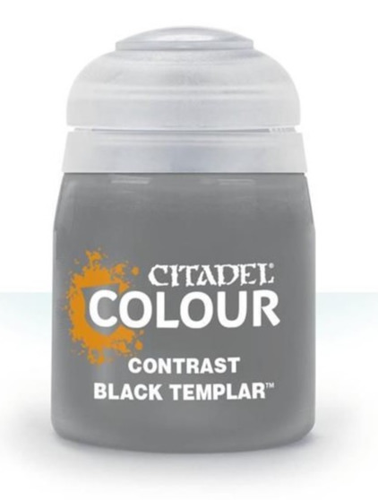 Games-Workshop Citadel Contrast Paint (Black Templar) - kontrastní barva - černá