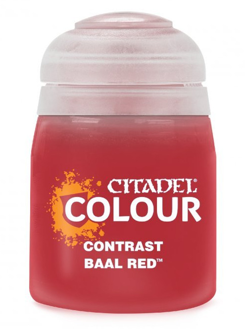 Games-Workshop Citadel Contrast Paint (Baal Red) - kontrastní barva - červená