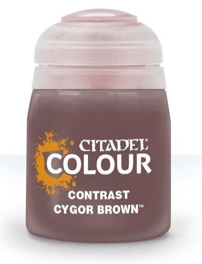 Games-Workshop Citadel Contrast Paint (Cygor Brown) - kontrastní barva - hnědá