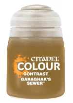 Citadel Contrast Paint (Garaghak's Sewer) - kontrastní barva - hnědá