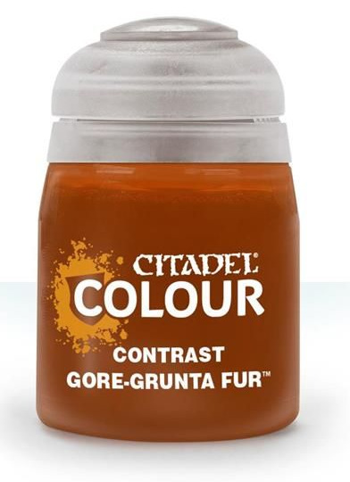 Games-Workshop Citadel Contrast Paint (Gore-grunta Fur) - kontrastní barva - hnědá