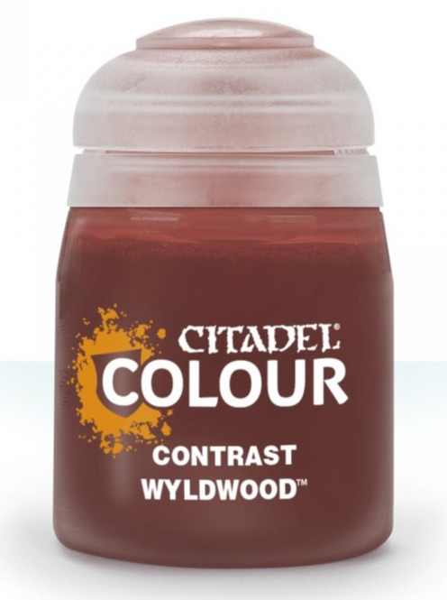 Games-Workshop Citadel Contrast Paint (Wyldwood) - kontrastní barva - hnědá