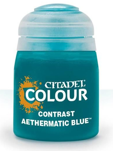 Games-Workshop Citadel Contrast Paint (Aethermatic Blue) - kontrastní barva - modrá