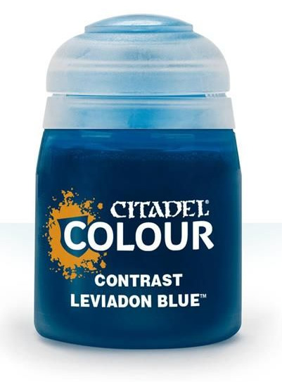 Games-Workshop Citadel Contrast Paint (Leviadon Blue) - kontrastní barva - modrá