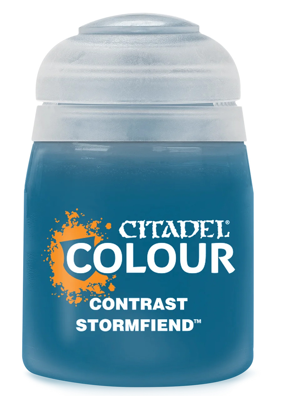 Games-Workshop Citadel Contrast Paint (Stormfiend) - kontrastní barva - modrá