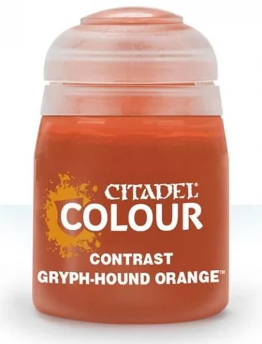 Citadel Contrast Paint (Gryph-hound Orange) - kontrastní barva - oranžová