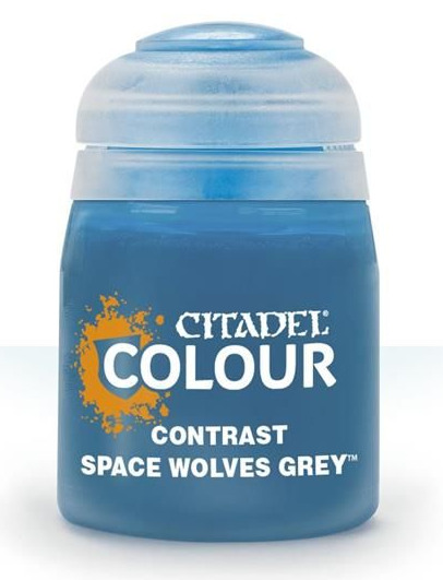 Games-Workshop Citadel Contrast Paint (Space Wolves Grey) - kontrastní barva - šedá