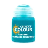 Citadel Contrast Paint (Terradon Turquoise) - kontrastní barva - tyrkysová