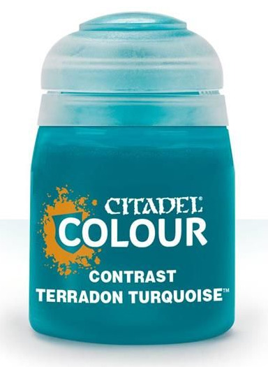 Games-Workshop Citadel Contrast Paint (Terradon Turquoise) - kontrastní barva - tyrkysová