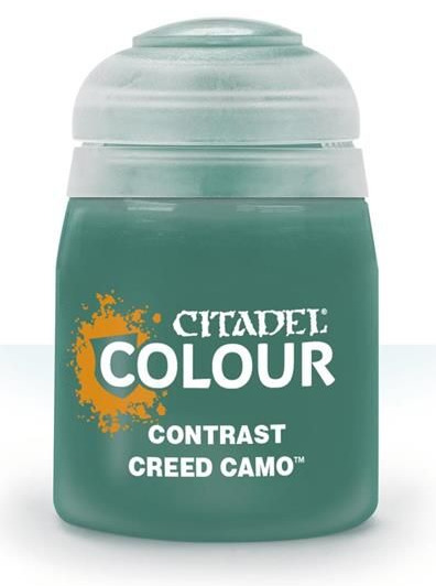 Games-Workshop Citadel Contrast Paint (Creed Camo) - kontrastní barva - zelená