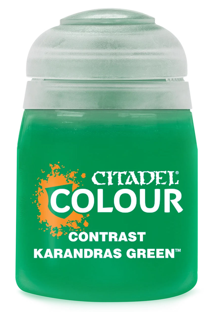 Games-Workshop Citadel Contrast Paint (Karandras Green) - kontrastní barva - zelená