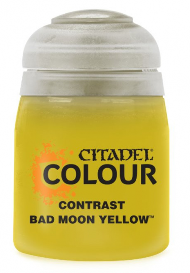 Citadel Contrast Paint (Bad Moon Yellow) - kontrastní barva - žlutá