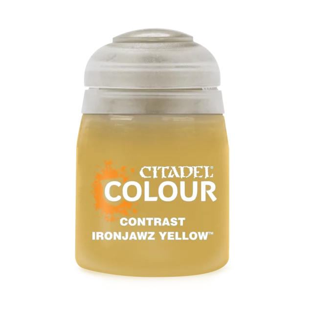 Citadel Contrast Paint (Ironjawz Yellow) - kontrastní barva - žlutá