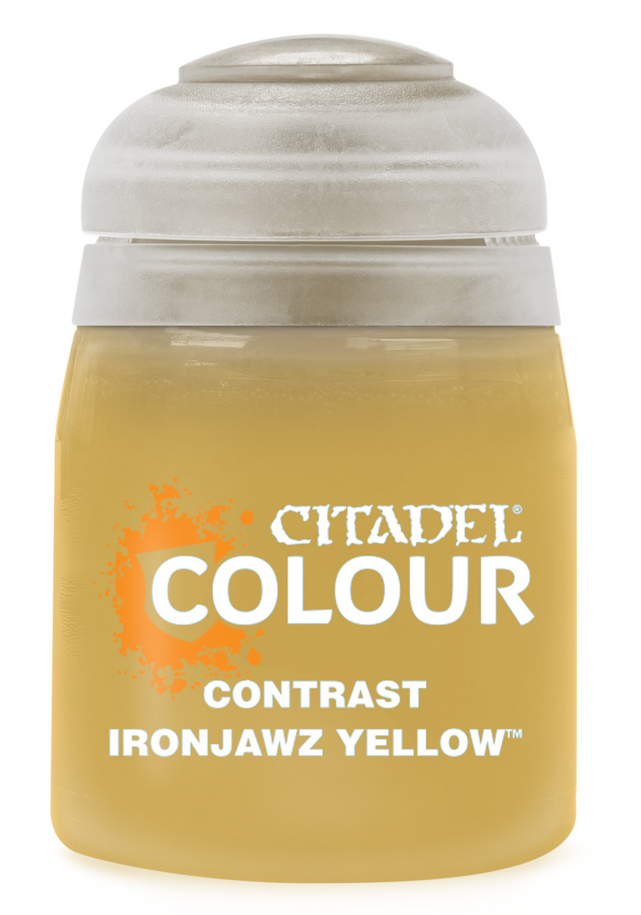 Games-Workshop Citadel Contrast Paint (Ironjawz Yellow) - kontrastní barva - žlutá