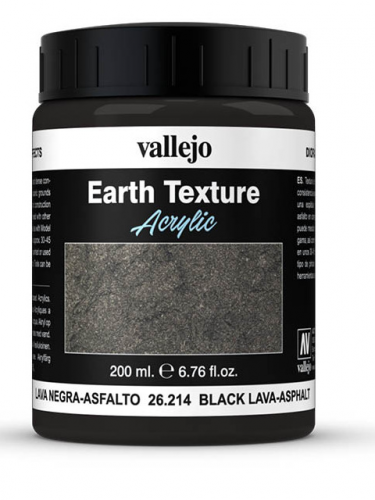 Texturová barva - Black Lava-Asphalt (Vallejo)