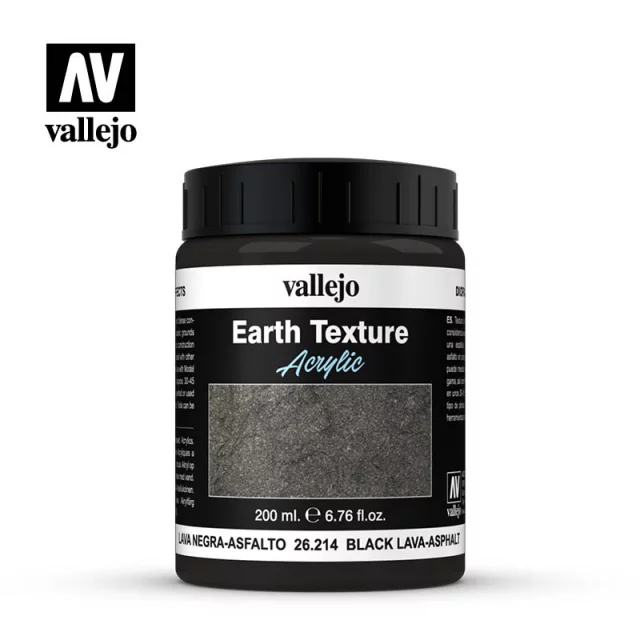 Texturová barva - Black Lava-Asphalt (Vallejo)