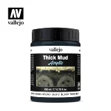 Texturová barva - Black Mud (Vallejo)