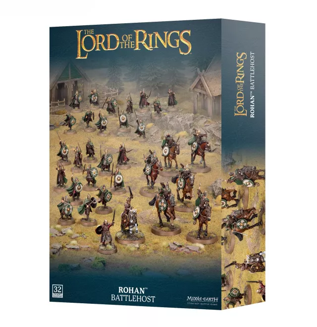 Desková hra The Hobbit - Middle-Earth Strategy Battle Game - Rohan Battlehost (32 figurek) - Lord of the Rings