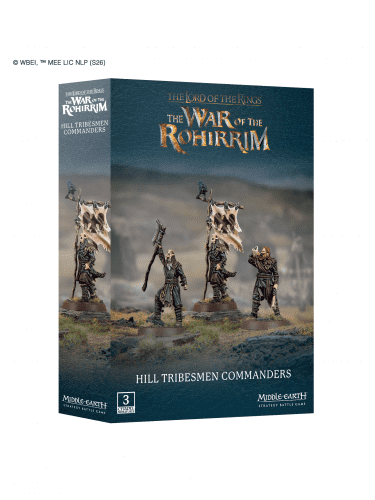Desková hra The Lord of the Rings - Hill Tribesmen Commanders (figurky)