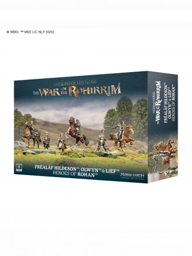 Desková hra The Lord of the Rings - Middle-Earth Strategy Battle Game: The War of the Rohirrim - Heroes of Rohan (6 figurek)