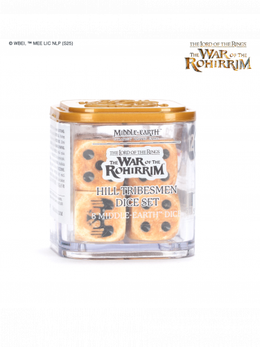 Kostky The Lord of the Rings - Middle-Earth Strategy Battle Game - Hill Tribesmen Dice Set