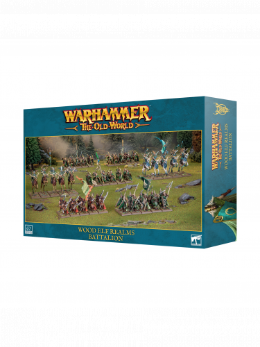 Warhammer The Old World - Wood Elf Realms - Battalion (62 figurek)