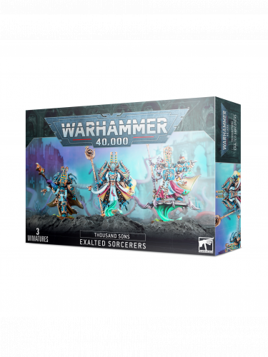 W40k: The Thousand Sons - Exalted Sorcerers (3 figurky)