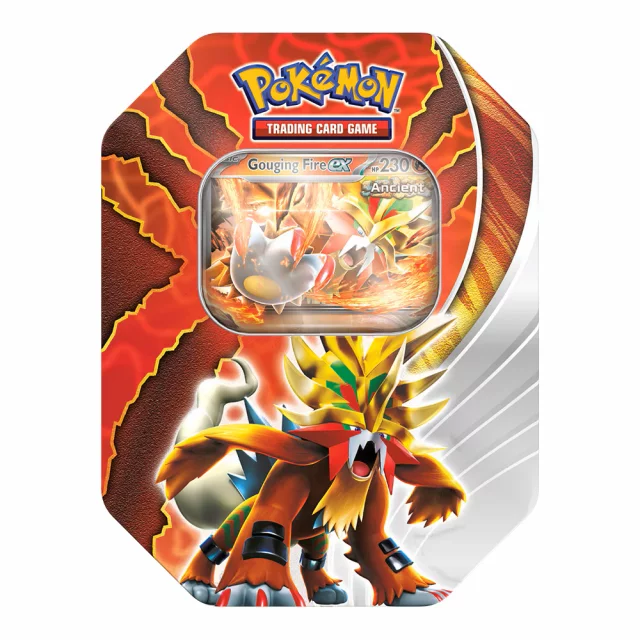 Karetní hra Pokémon TCG: Paradox Destinies Tin - Gouging Fire ex