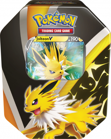 Karetní hra Pokémon TCG - Eevee Evolution Tin Jolteon V