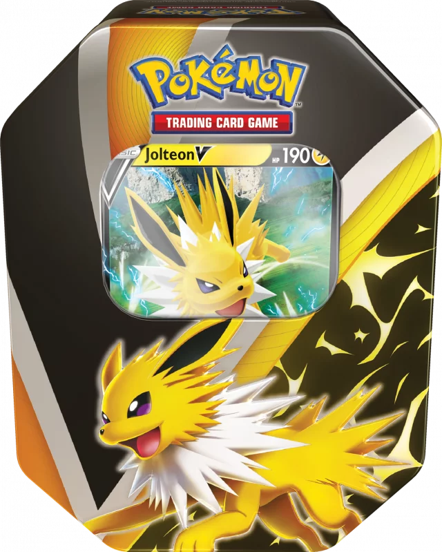 Karetní hra Pokémon TCG - Eevee Evolution Tin Jolteon V