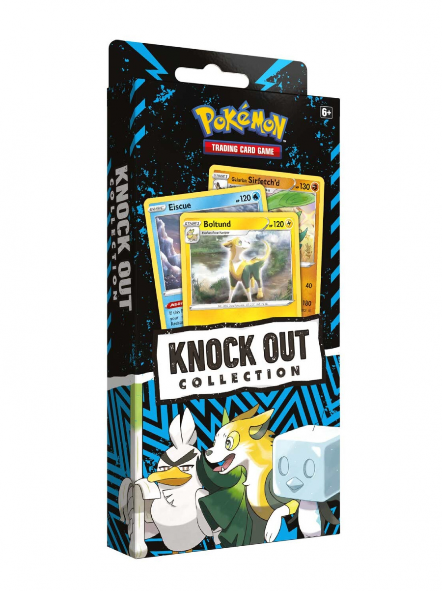 Blackfire Karetní hra Pokémon TCG - Knock Out Collection (Boltund, Eiscue, Galarian Sirfetch'd)