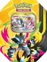 Karetní hra Pokémon TCG: Mega Forces Tin - Mega Zeraora ex Tin - Sběratelská karetní hra TCG