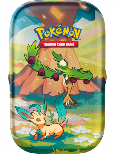 Karetní hra Pokémon TCG: Scarlet & Violet Vibrant Paldea - Mini Tin: Leafeon & Arboliva