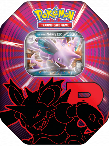 Karetní hra Pokémon TCG - Team Rocket Tin (Nidoking)